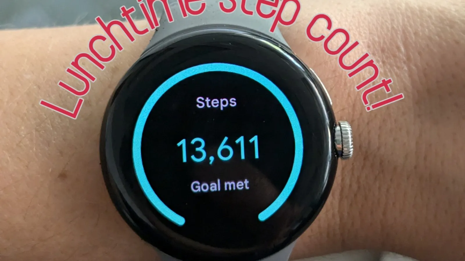 Lunchtime Step-count 13,611